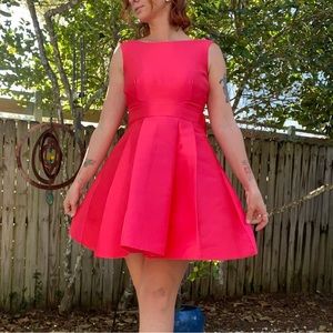 Kate Spade open back silk mini dress